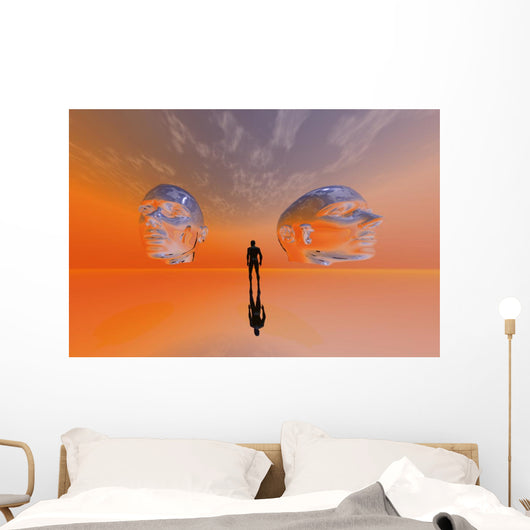 Mankinds Quest for Infinite Wall Decal