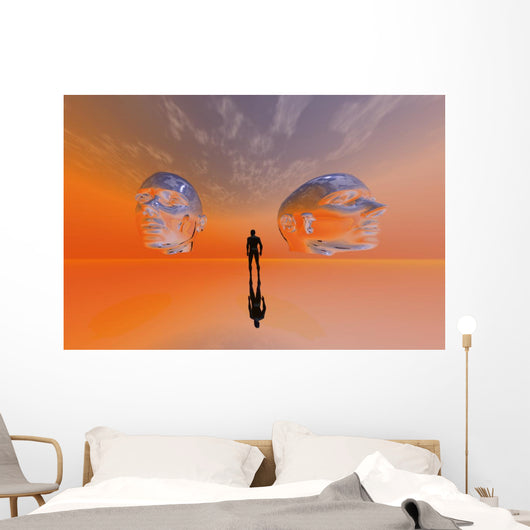 Mankinds Quest for Infinite Wall Decal