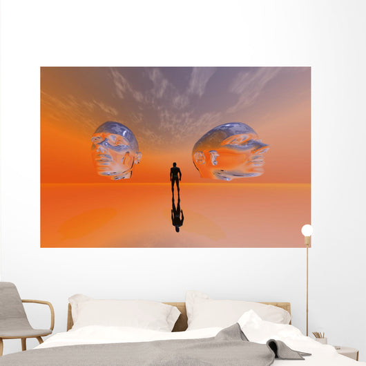 Mankinds Quest for Infinite Wall Decal