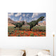 Pair Yangchuanosaurus Dinosaurs Hunting Wall Decal