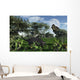 Tyrannosaurus Rex Stalking Herbivorous Wall Decal