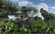 Tyrannosaurus Rex Stalking Herbivorous Wall Decal