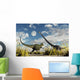 Yangchuanosaurus Dinosaur Confronting Omeisaurus Wall Decal