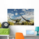 Yangchuanosaurus Dinosaur Confronting Omeisaurus Wall Decal