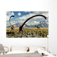 Yangchuanosaurus Dinosaur Stalking Omeisaurus Wall Decal