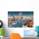 Group Quetzalcoatlus Pterosaurs Wall Decal