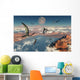 Group Quetzalcoatlus Pterosaurs Wall Decal