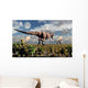 Hungry Tyrannosaurus Rex Chasing Wall Decal