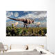 Hungry Tyrannosaurus Rex Chasing Wall Decal