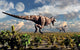 Hungry Tyrannosaurus Rex Chasing Wall Decal