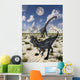 Carnivorous Allosaurus Confronting Giant Wall Decal