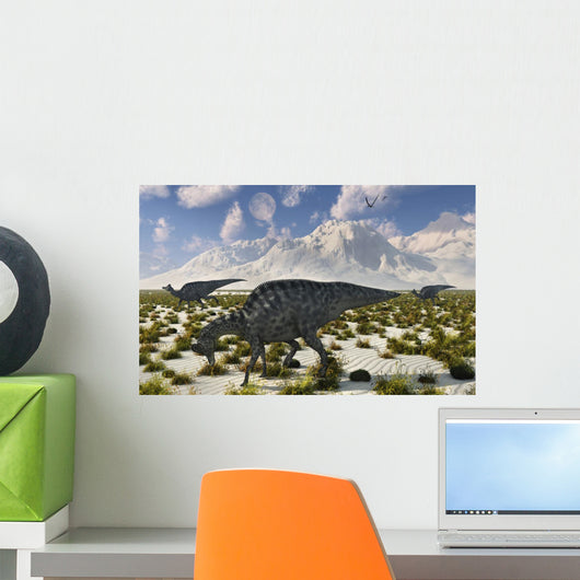 Herd Velafrons Hadrosaurid Dinosaurs Wall Decal