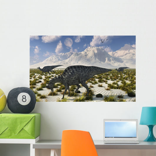 Herd Velafrons Hadrosaurid Dinosaurs Wall Decal