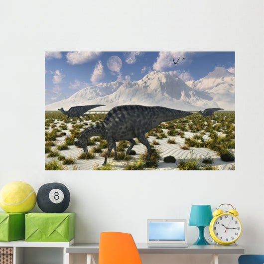Herd Velafrons Hadrosaurid Dinosaurs Wall Decal