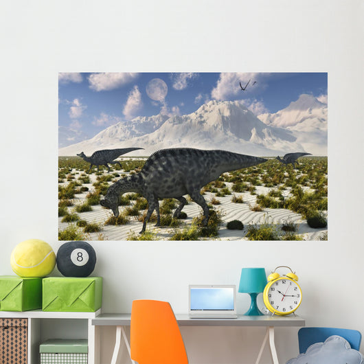 Herd Velafrons Hadrosaurid Dinosaurs Wall Decal