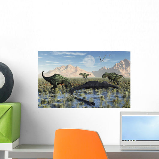 Pack Carnivorous Yangchuanosarurs Make Wall Decal