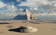 Artist's Concept Pyramid and Landed Saucer Wall Decal