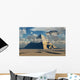 Artist's Concept Pyramid and UFO Wall Decal