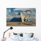 Artist's Concept Pyramid and UFO Wall Decal