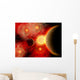 Vibrant Star Cluster with Wall Decal