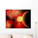 Vibrant Star Cluster with Wall Decal