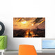 Falling Asteroid and Meteorites Wall Decal