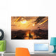 Falling Asteroid and Meteorites Wall Decal