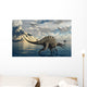 Pair Spinosaurus Hunting Wall Decal