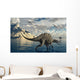 Pair Spinosaurus Hunting Wall Decal