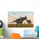 Styracosaurus Dinosaurs Calling out Wall Decal