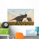 Styracosaurus Dinosaurs Calling out Wall Decal