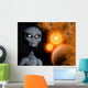 Grey Alien from Zeta Wall Decal