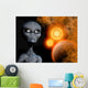 Grey Alien from Zeta Wall Decal