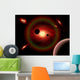 Wandering Comet Passing through Star System Wall Decal