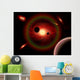 Wandering Comet Passing through Star System Wall Decal