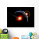 Asteroid Hitting Earth during Wall Decal