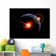 Asteroid Hitting Earth during Wall Decal