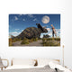 Reptoid Using Telepathy with Styracosaurus Wall Decal