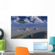 Ufo Flying over Giza Wall Decal