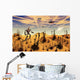 Robot Tending to Desert Wall Decal