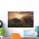 Territorial Confrontation between Two Evening Wall Decal