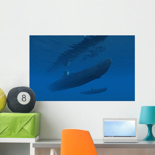 German U-boats Forming Part Wall Decal