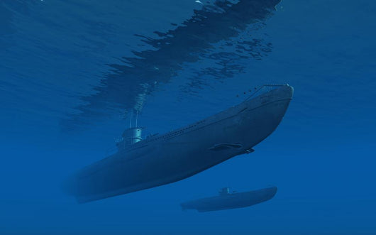 German U-boats Forming Part Wall Decal