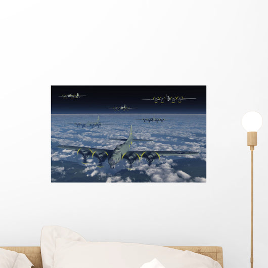 American B-17 Flying Fortress Wall Decal