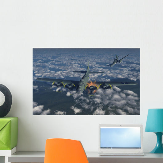 B-17 Flying Fortress Being Wall Decal