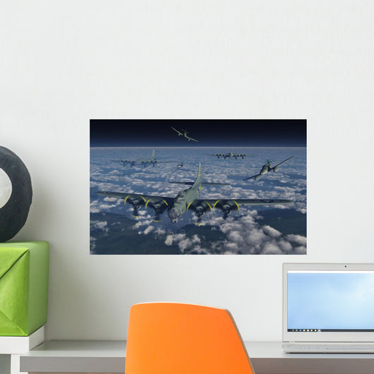 B-17 Flying Fortress Bomber Wall Decal