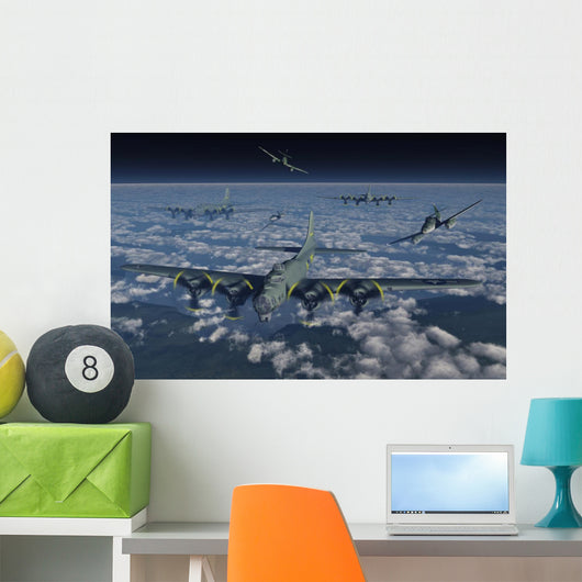 B-17 Flying Fortress Bomber Wall Decal