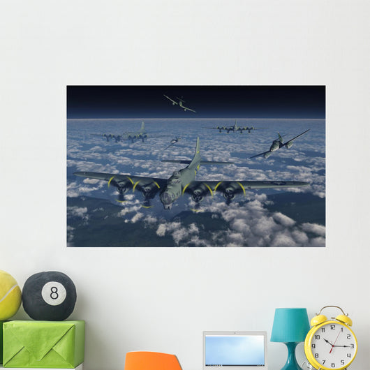B-17 Flying Fortress Bomber Wall Decal