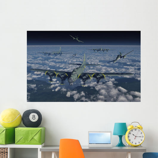 B-17 Flying Fortress Bomber Wall Decal