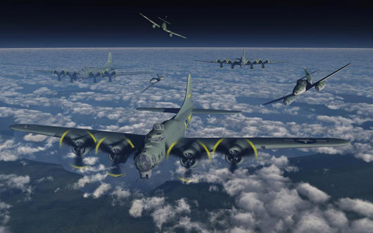 B-17 Flying Fortress Bomber Wall Decal